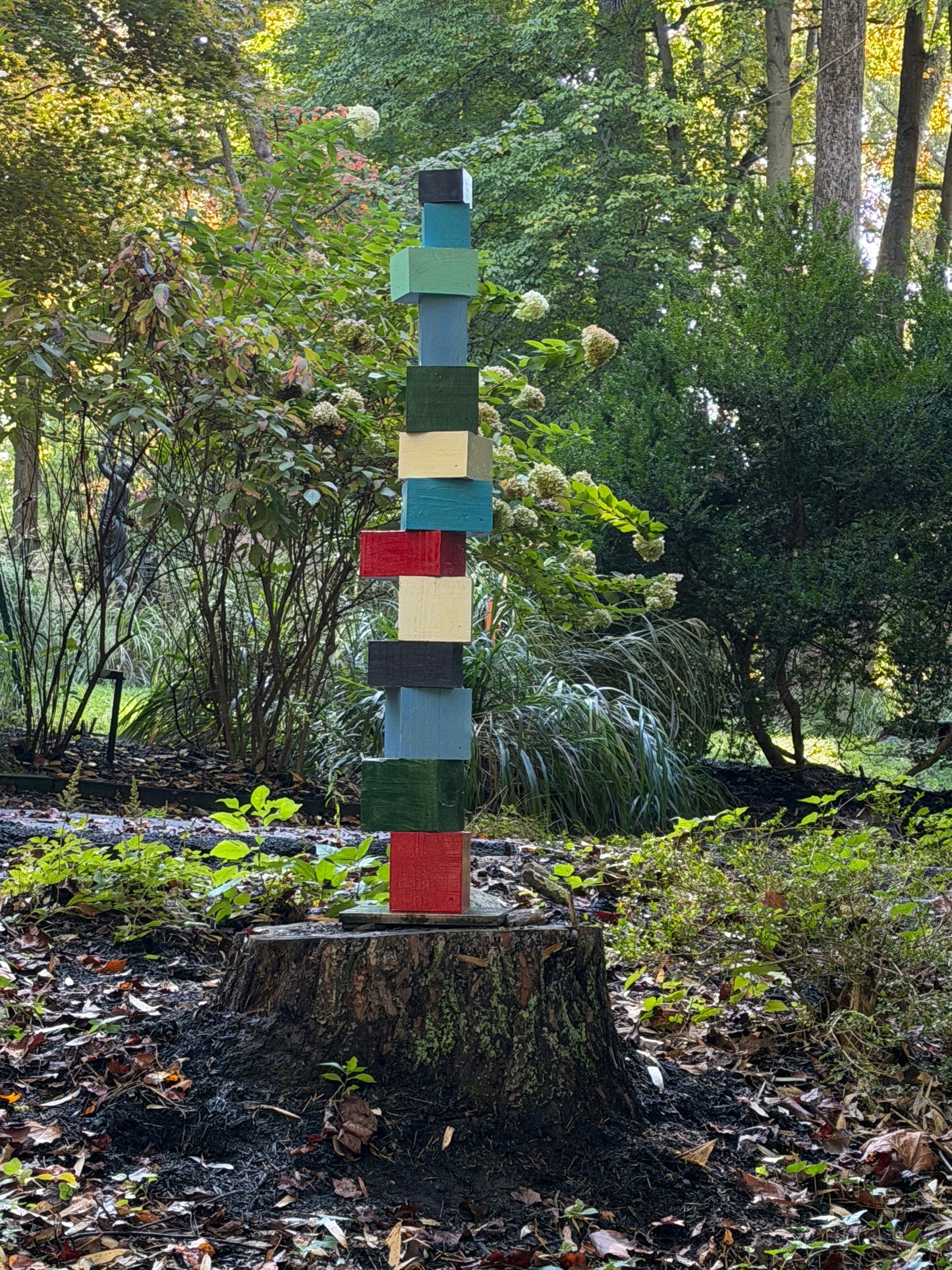 Indoor-Outdoor Colorblock Totem #101 (Ready to Ship/Deliver)