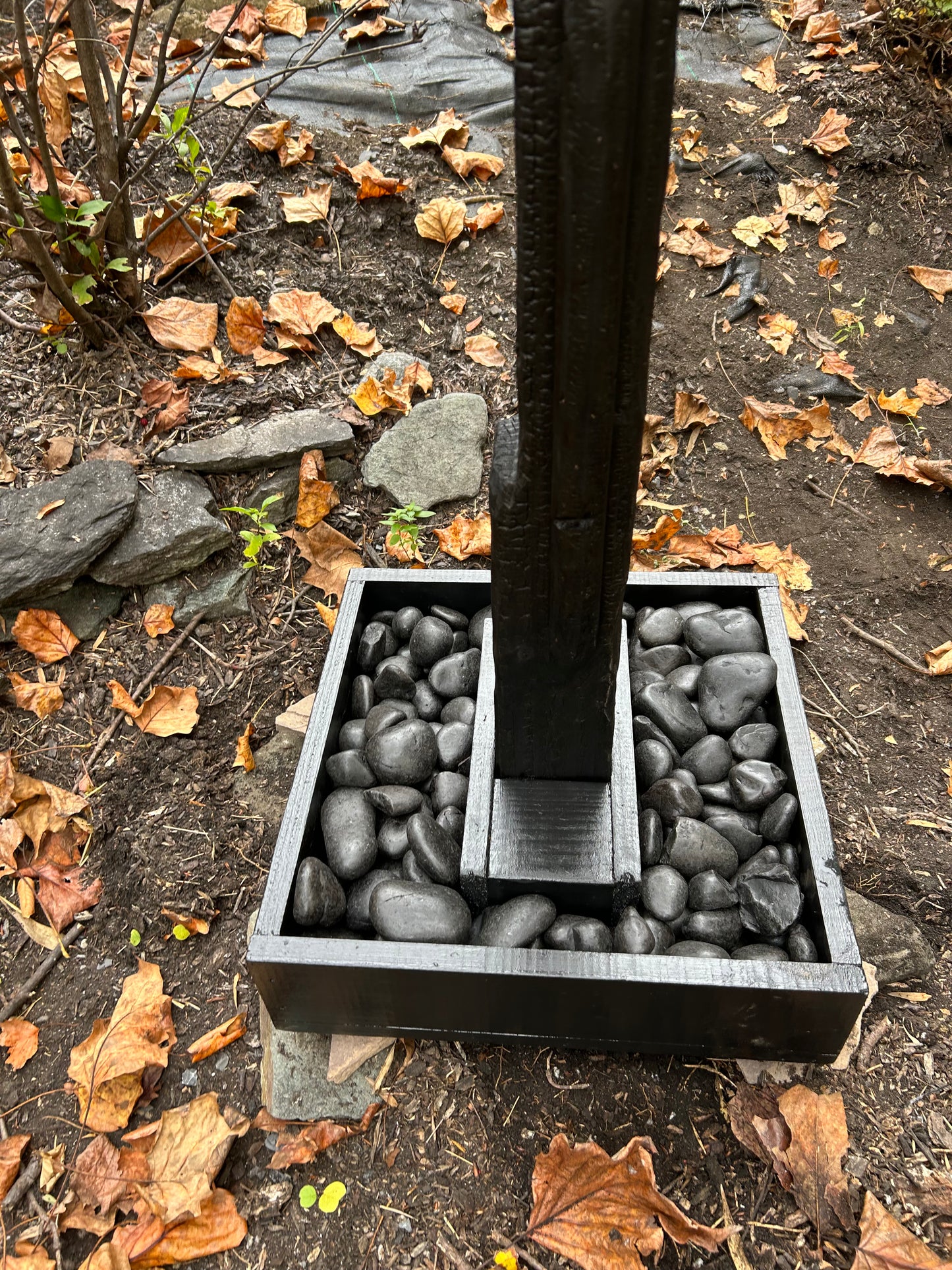 Indoor-Outdoor Organic Shou Sugi Ban Totem Sculpture #45