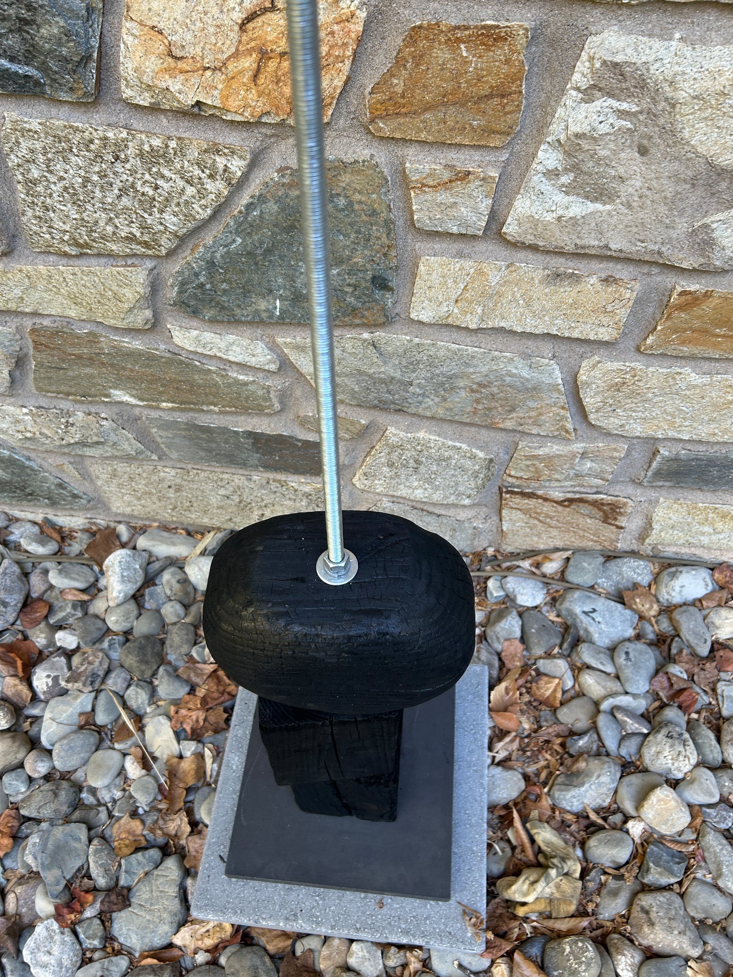 Indoor-Outdoor Organic Shou Sugi Ban Totem Sculpture #79 (Made-to-Order)