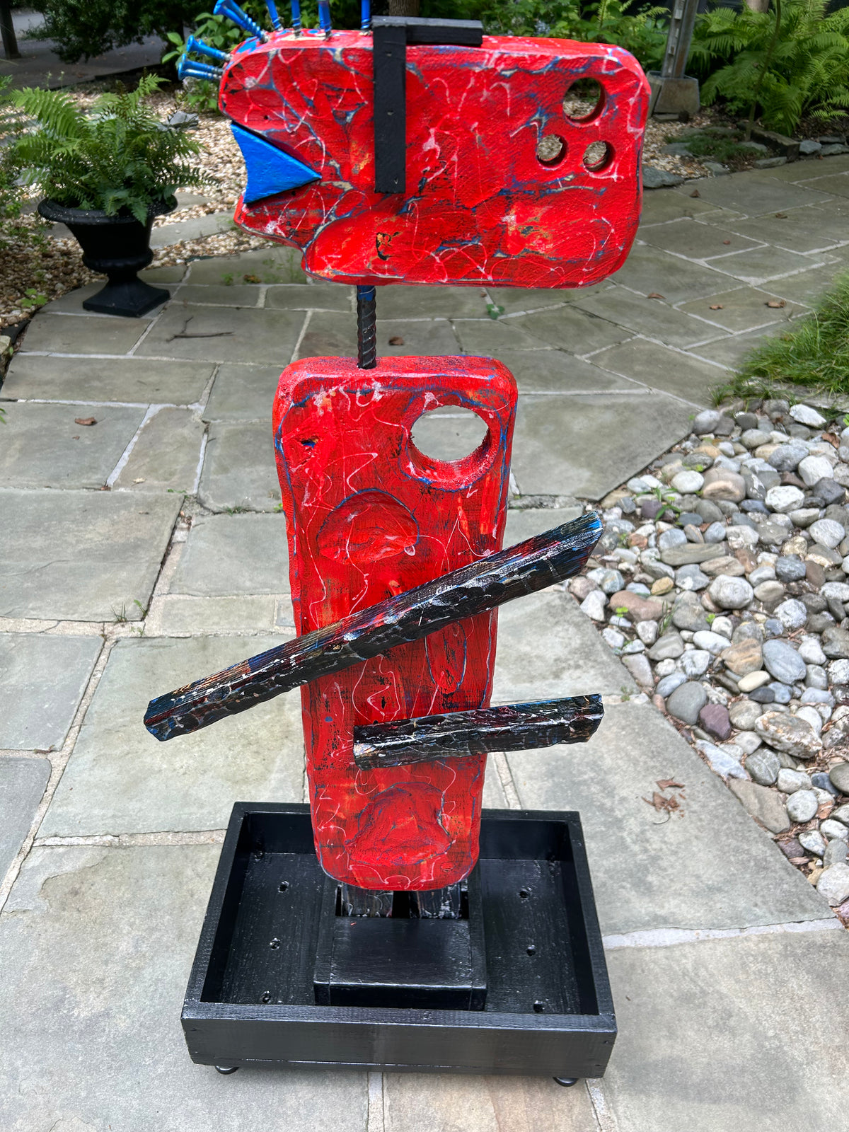 Organic Indoor-Outdoor Totem #34/Red Sprite #3 (Made-to-Order)