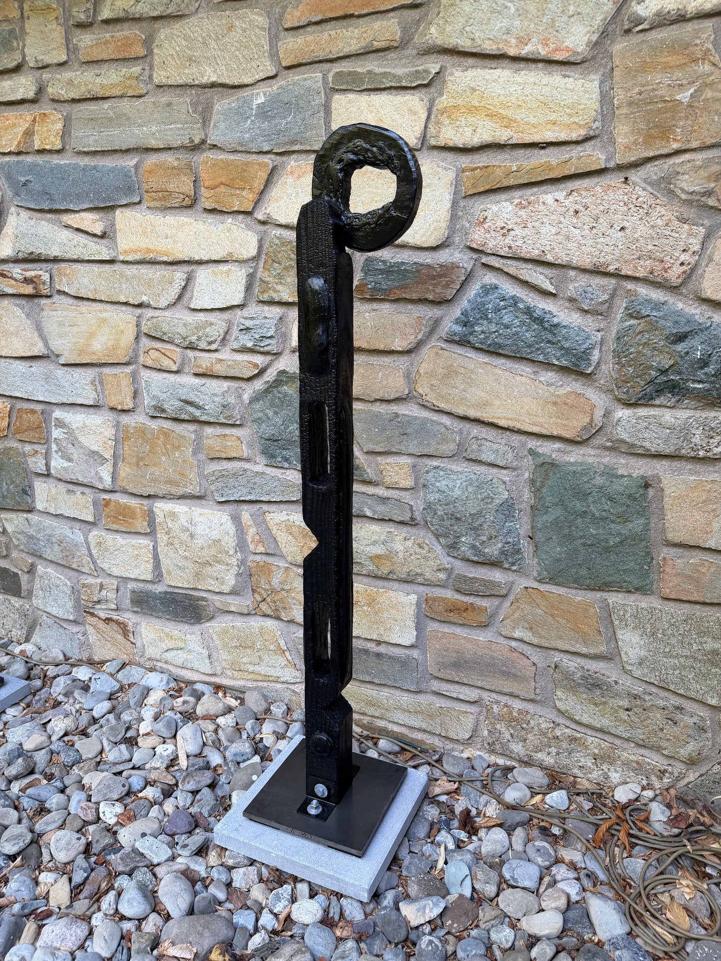 Organic Indoor/Outdoor Shou Sugi Ban Totem #97 (Made-to-Order)