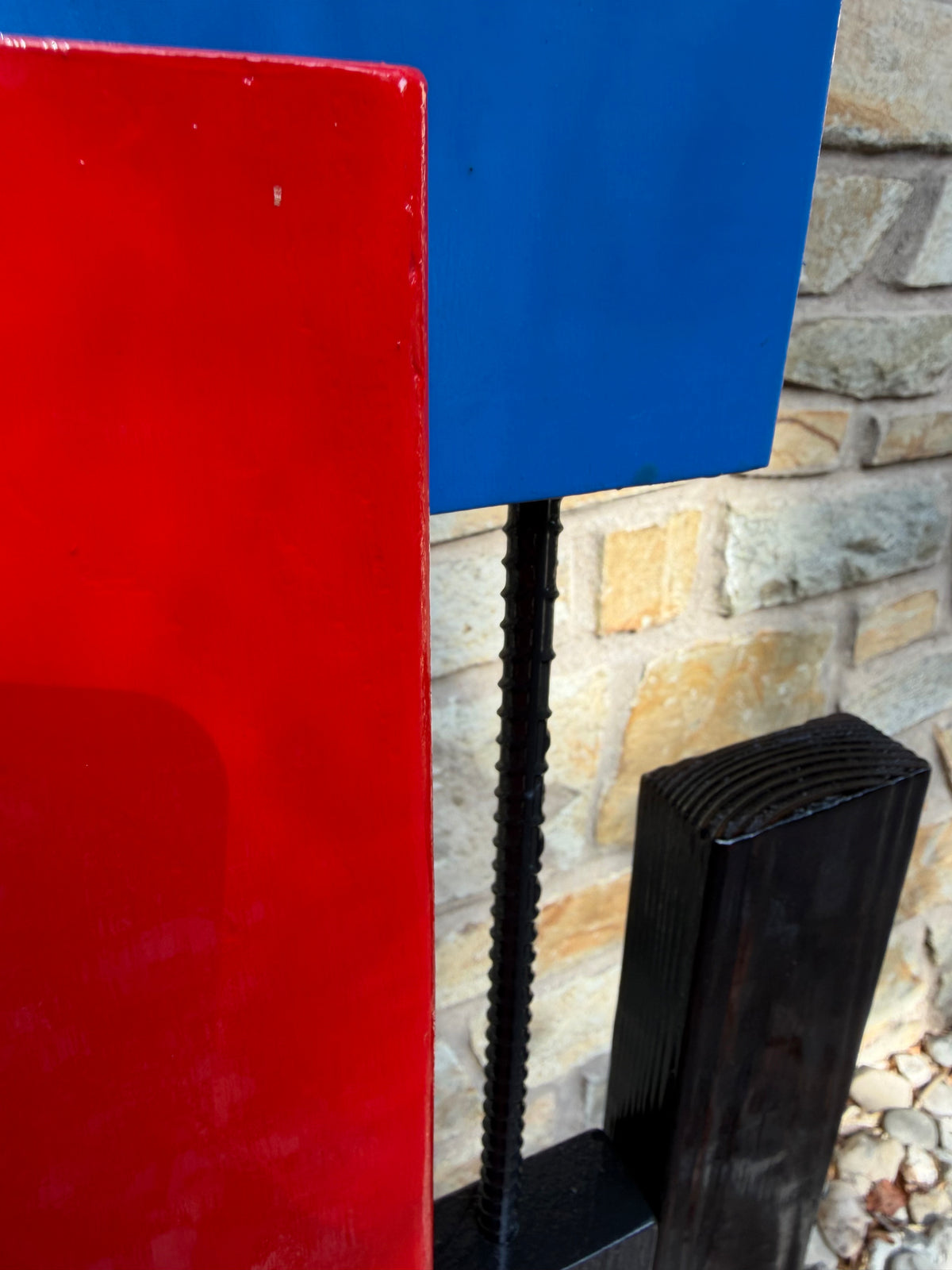 Indoor-Outdoor Colorblock Totem #64/Colorblock #14