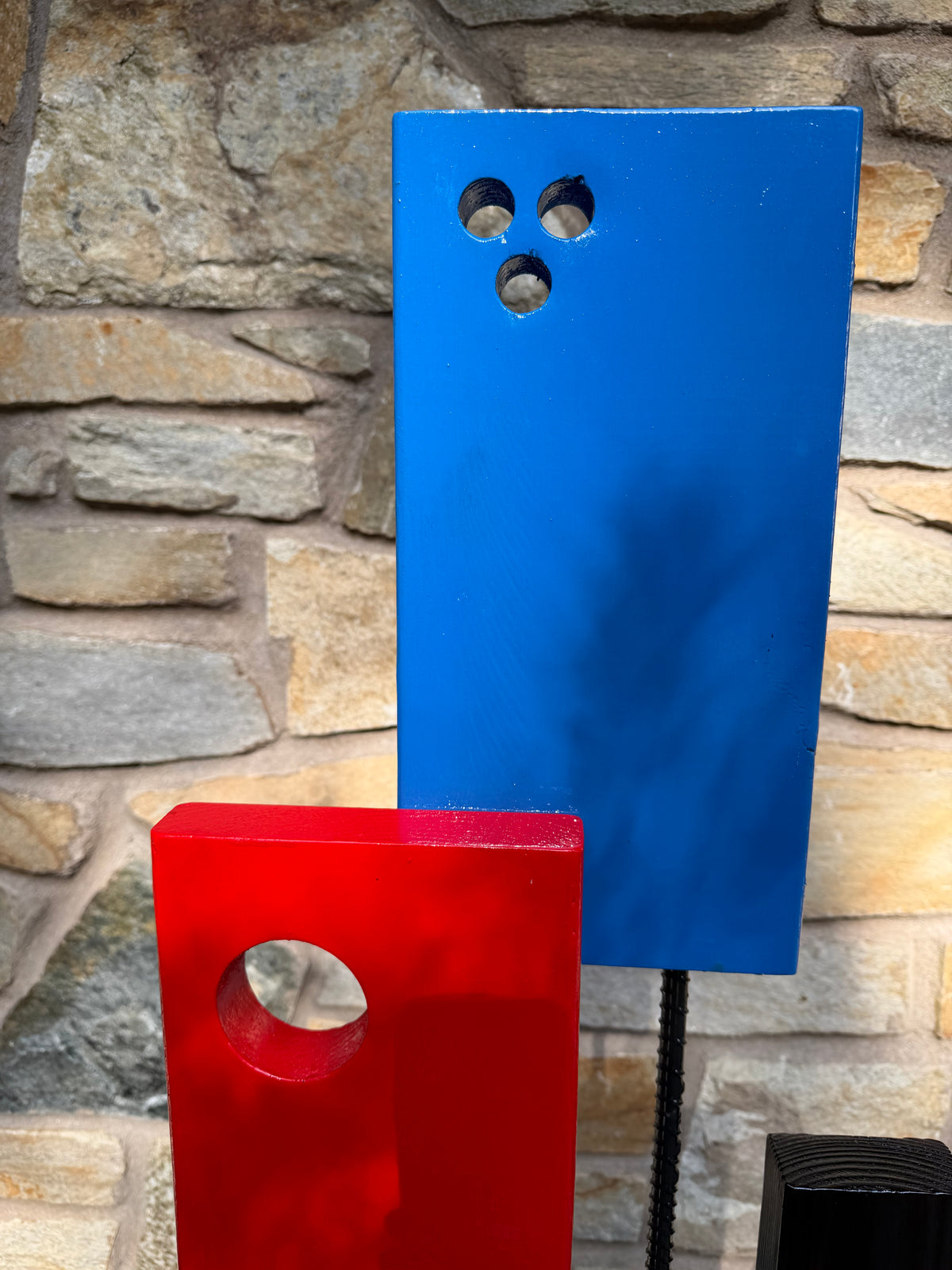 Indoor-Outdoor Colorblock Totem #64/Colorblock #14