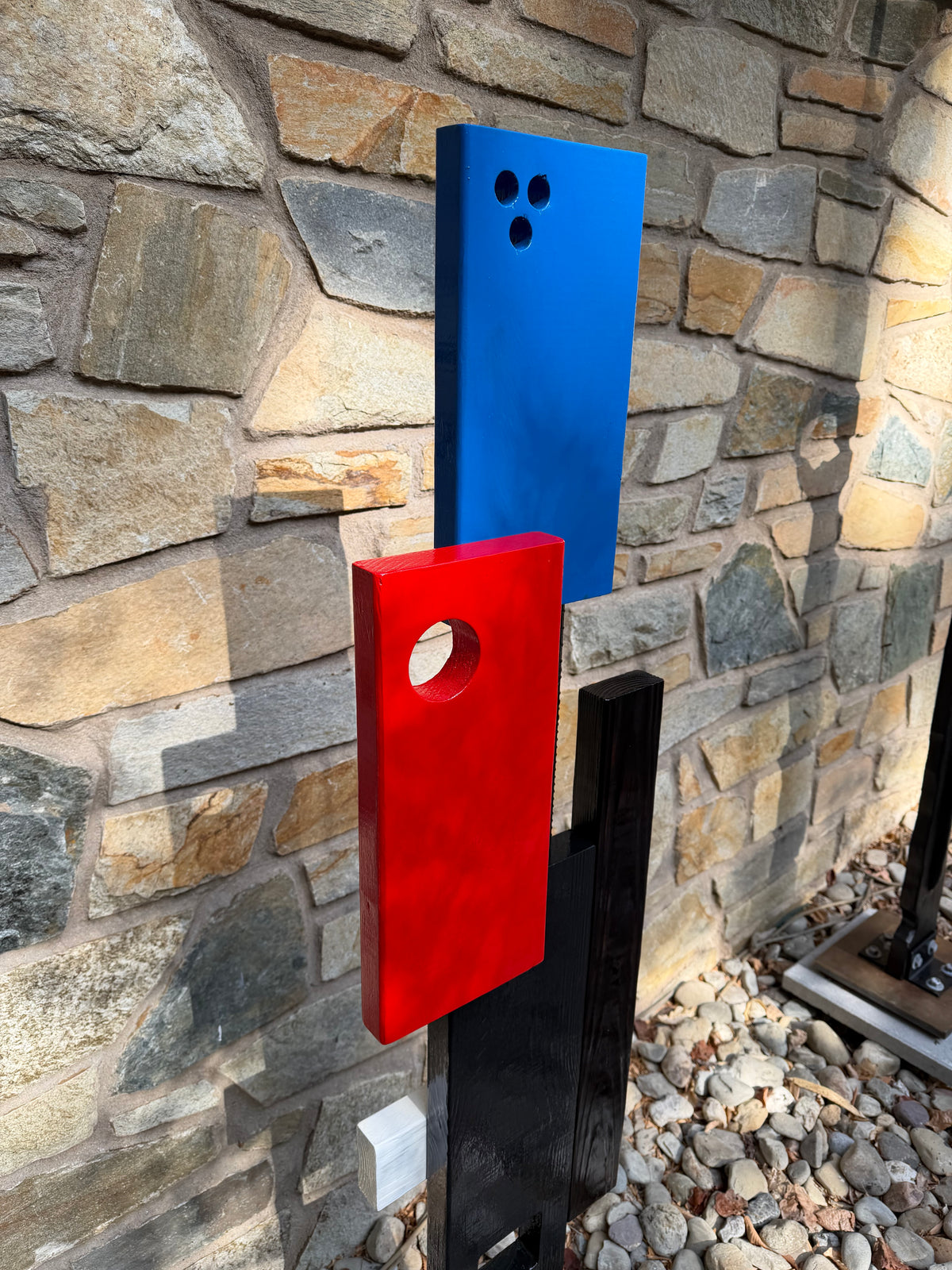 Indoor-Outdoor Colorblock Totem #64/Colorblock #14