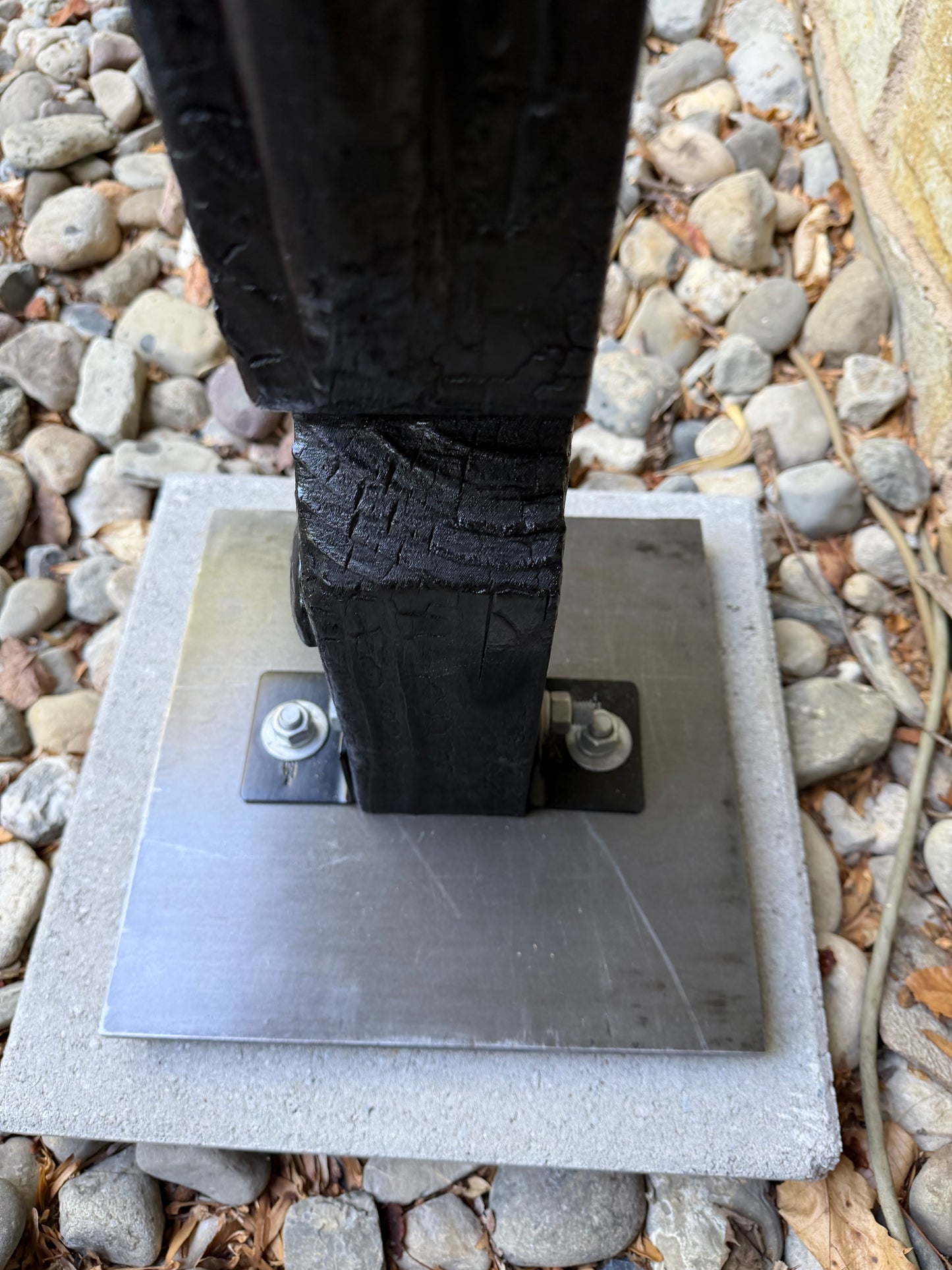 Organic Indoor/Outdoor Shou Sugi Ban Totem #97 (Made-to-Order)