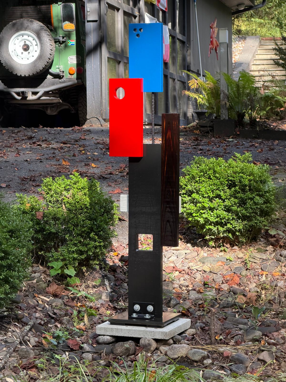 Indoor-Outdoor Colorblock Totem #64/Colorblock #14