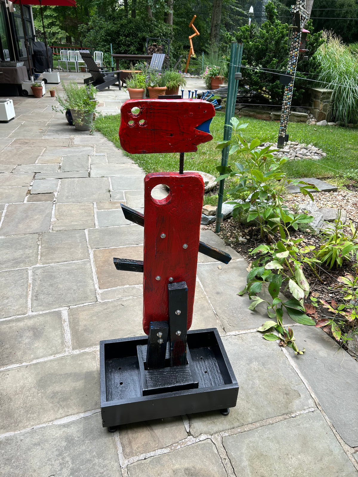 Organic Indoor-Outdoor Totem #34/Red Sprite #3 (Made-to-Order)
