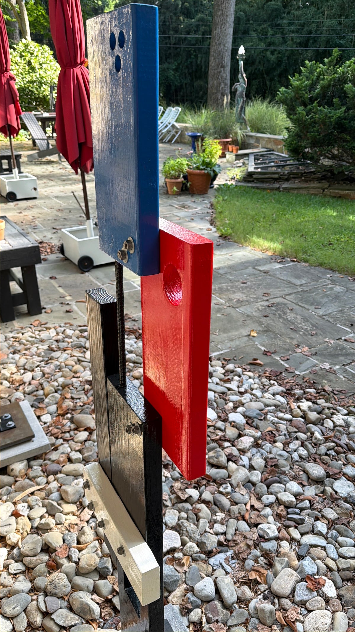 Indoor-Outdoor Colorblock Totem #64/Colorblock #14