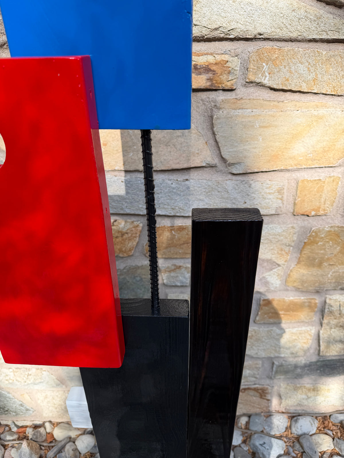 Indoor-Outdoor Colorblock Totem #64/Colorblock #14