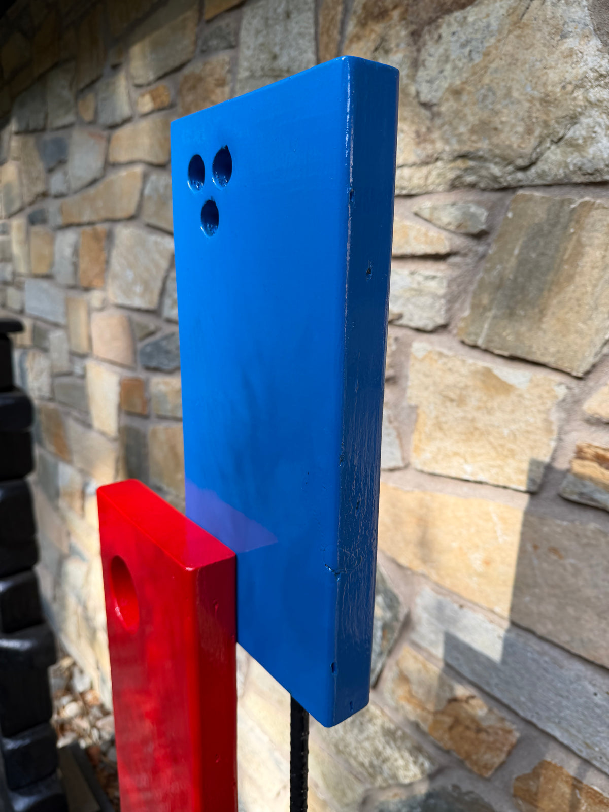 Indoor-Outdoor Colorblock Totem #64/Colorblock #14
