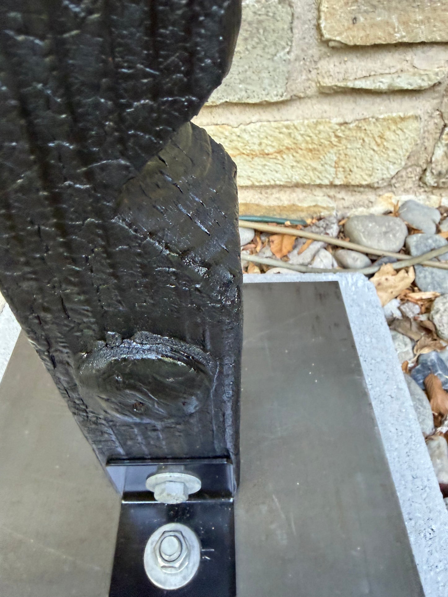 Organic Indoor/Outdoor Shou Sugi Ban Totem #97 (Made-to-Order)