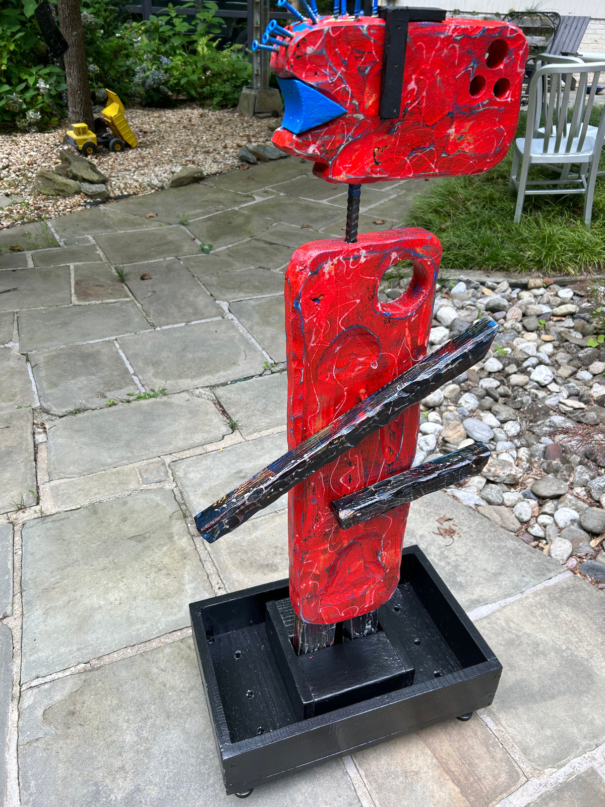 Organic Indoor-Outdoor Totem #34/Red Sprite #3 (Made-to-Order)