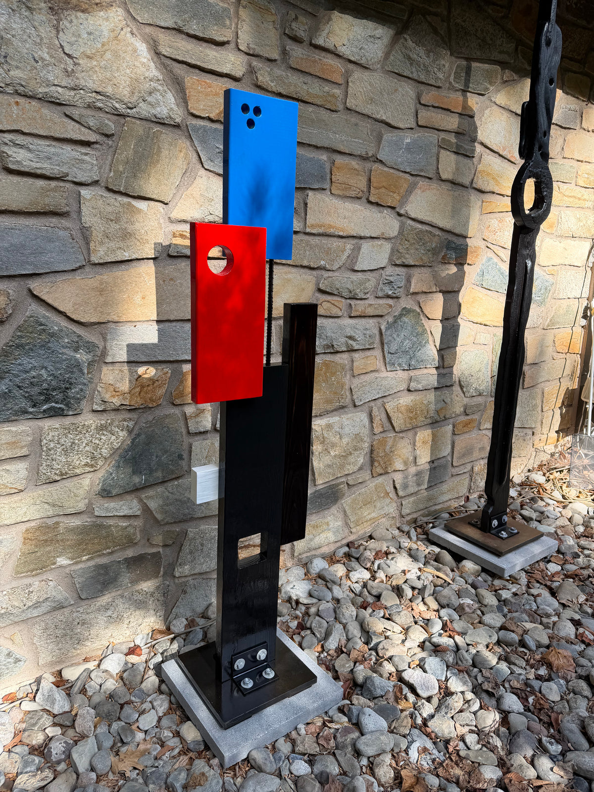 Indoor-Outdoor Colorblock Totem #64/Colorblock #14