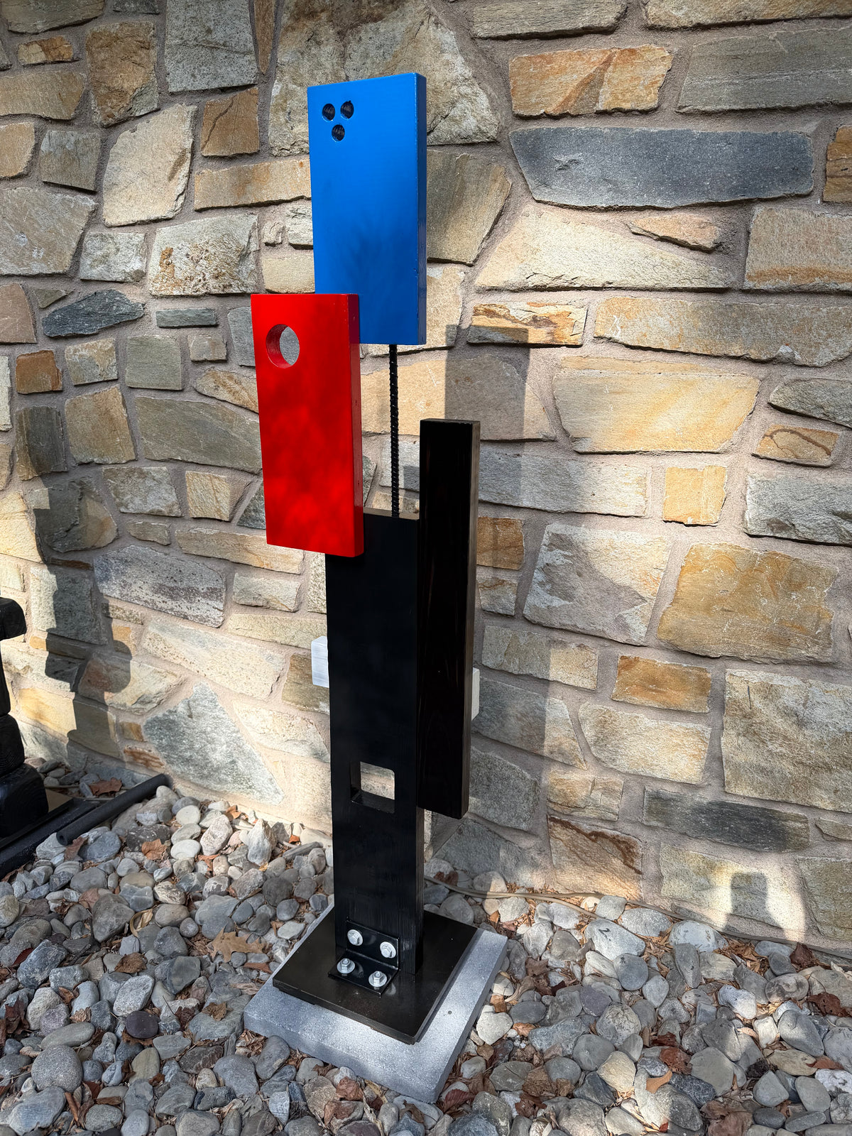 Indoor-Outdoor Colorblock Totem #64/Colorblock #14