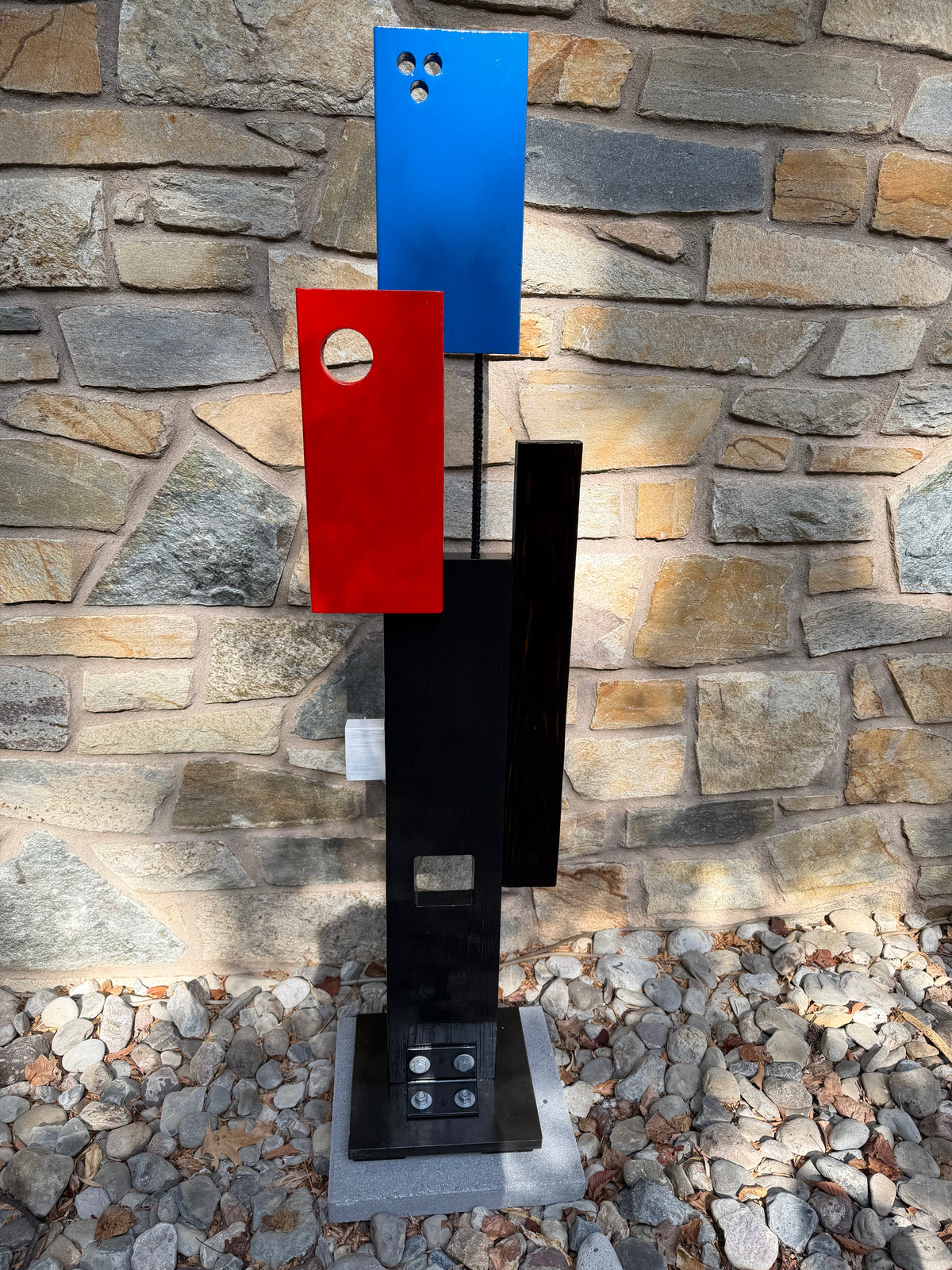 Indoor-Outdoor Colorblock Totem #64/Colorblock #14