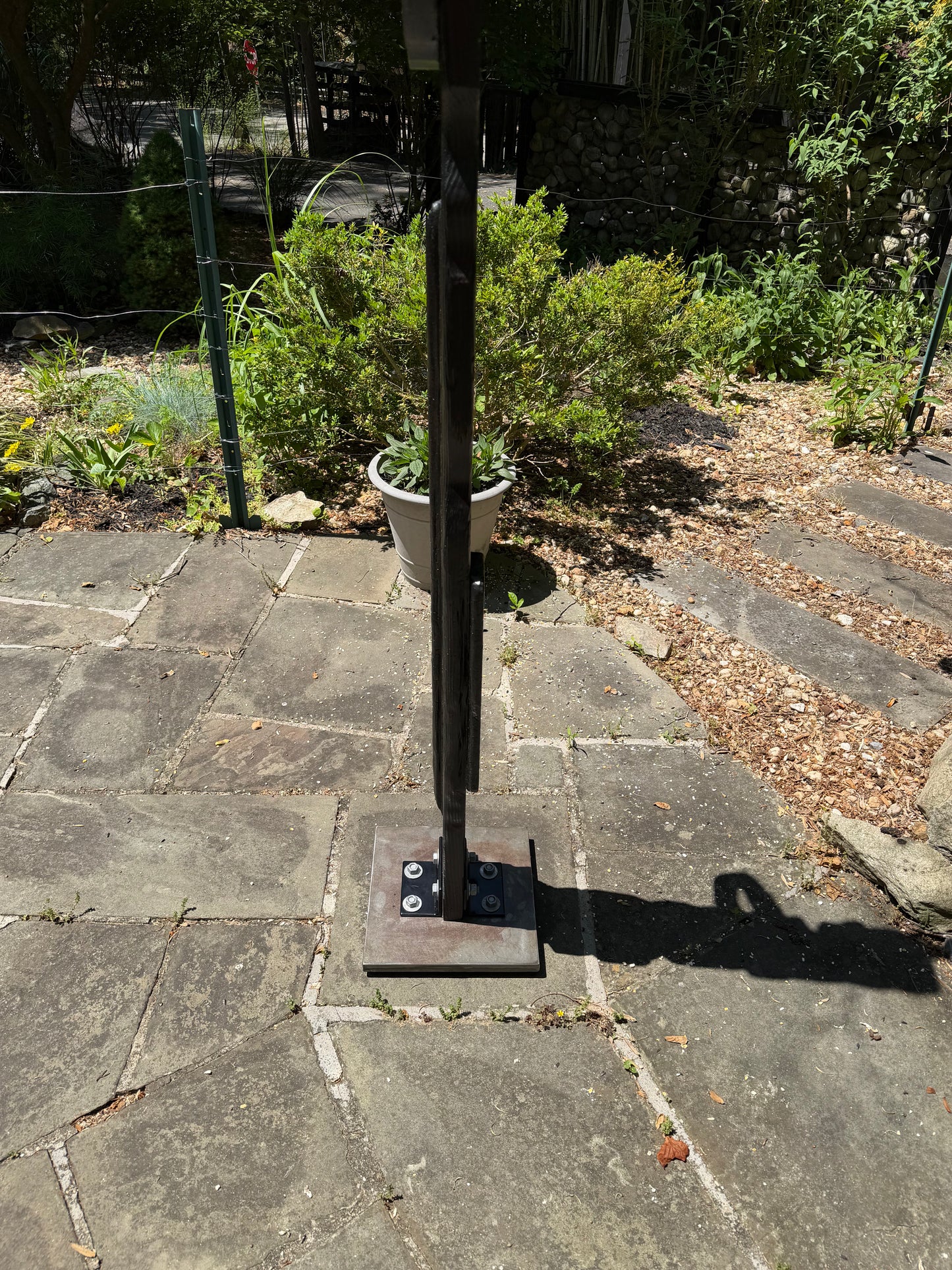 Organic Indoor-Outdoor Shou Sugi Ban Sculpture Totem #88