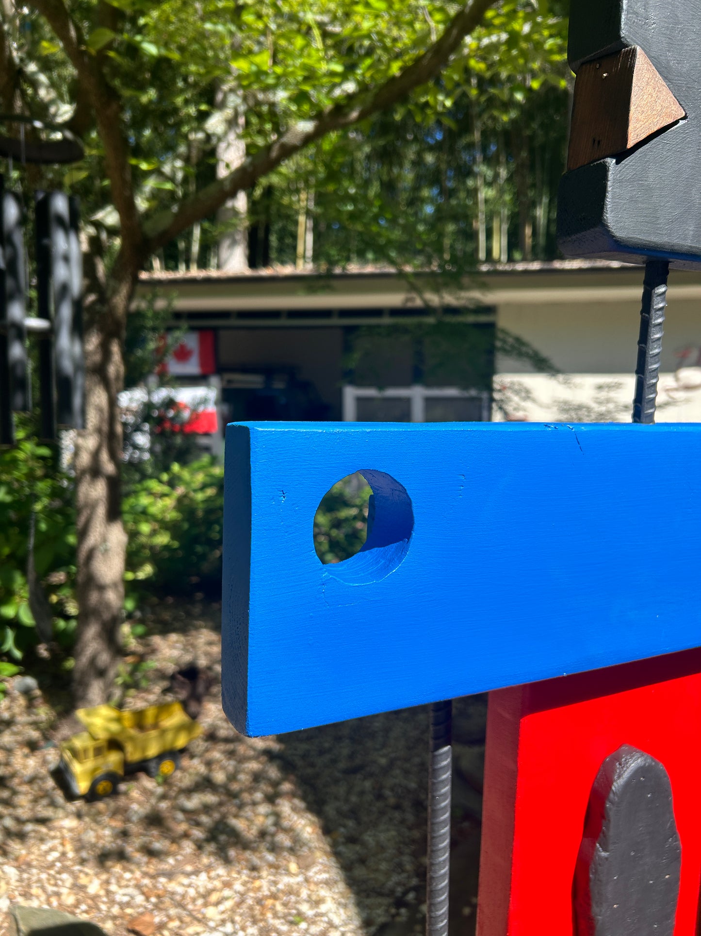 Indoor-Outdoor Organic Sculpture Totem #38/Colorblock #10