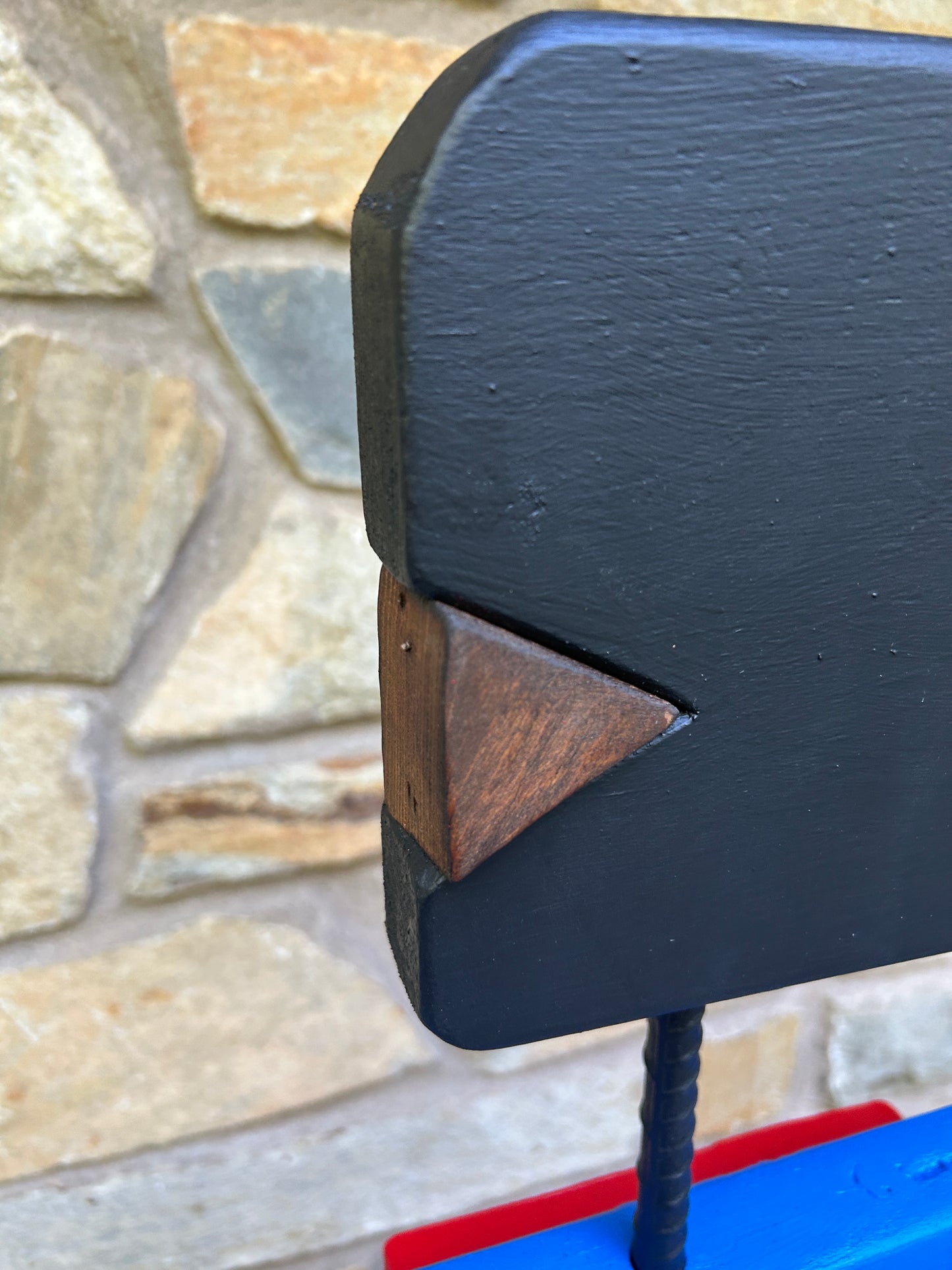 Indoor-Outdoor Organic Sculpture Totem #38/Colorblock #10