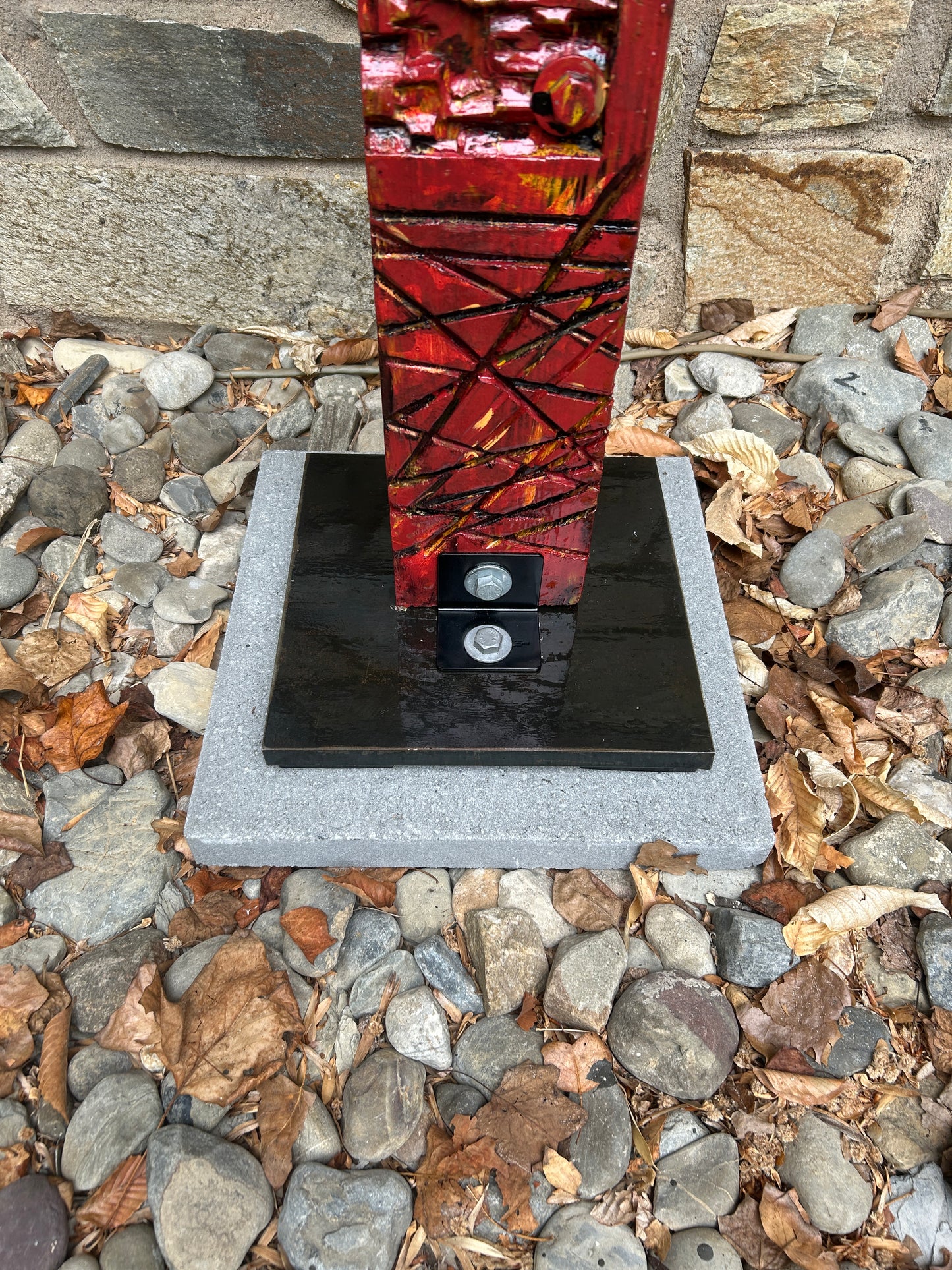 Rustic Red Totem #86