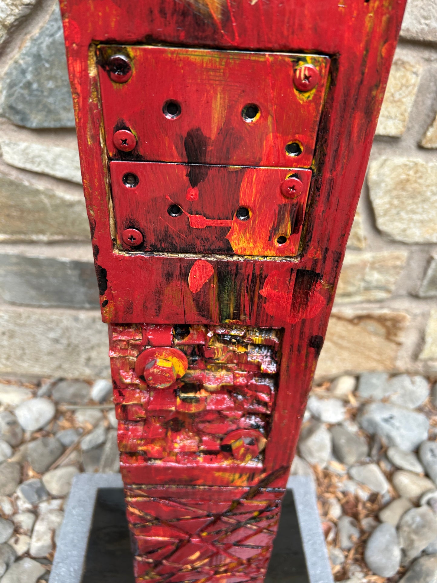 Rustic Red Totem #86