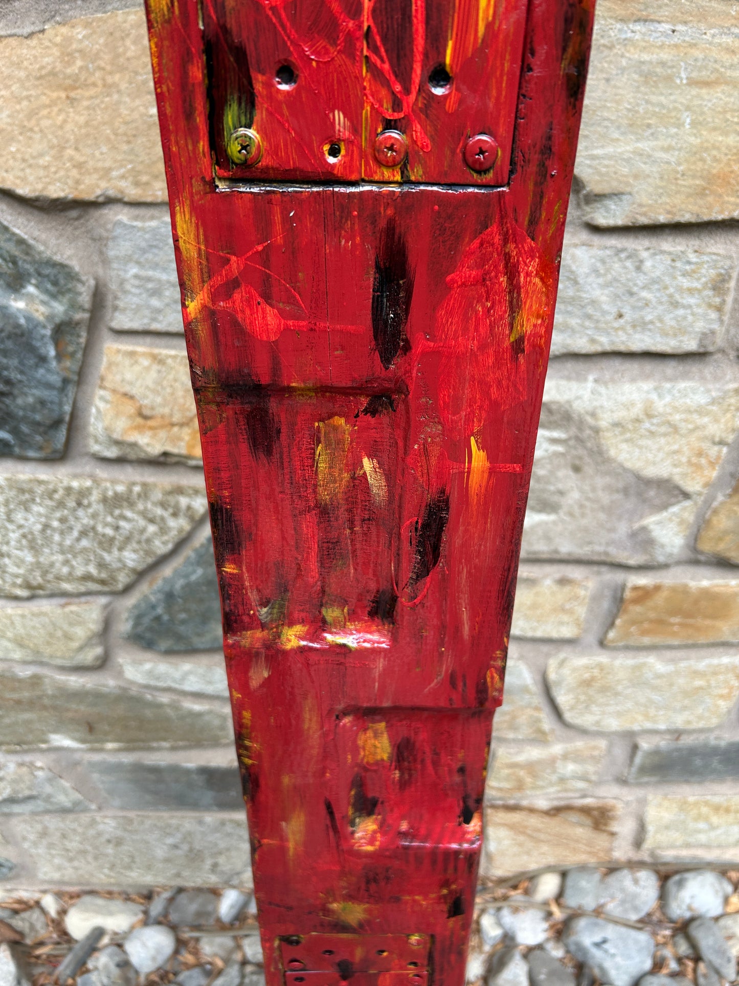 Rustic Red Totem #86