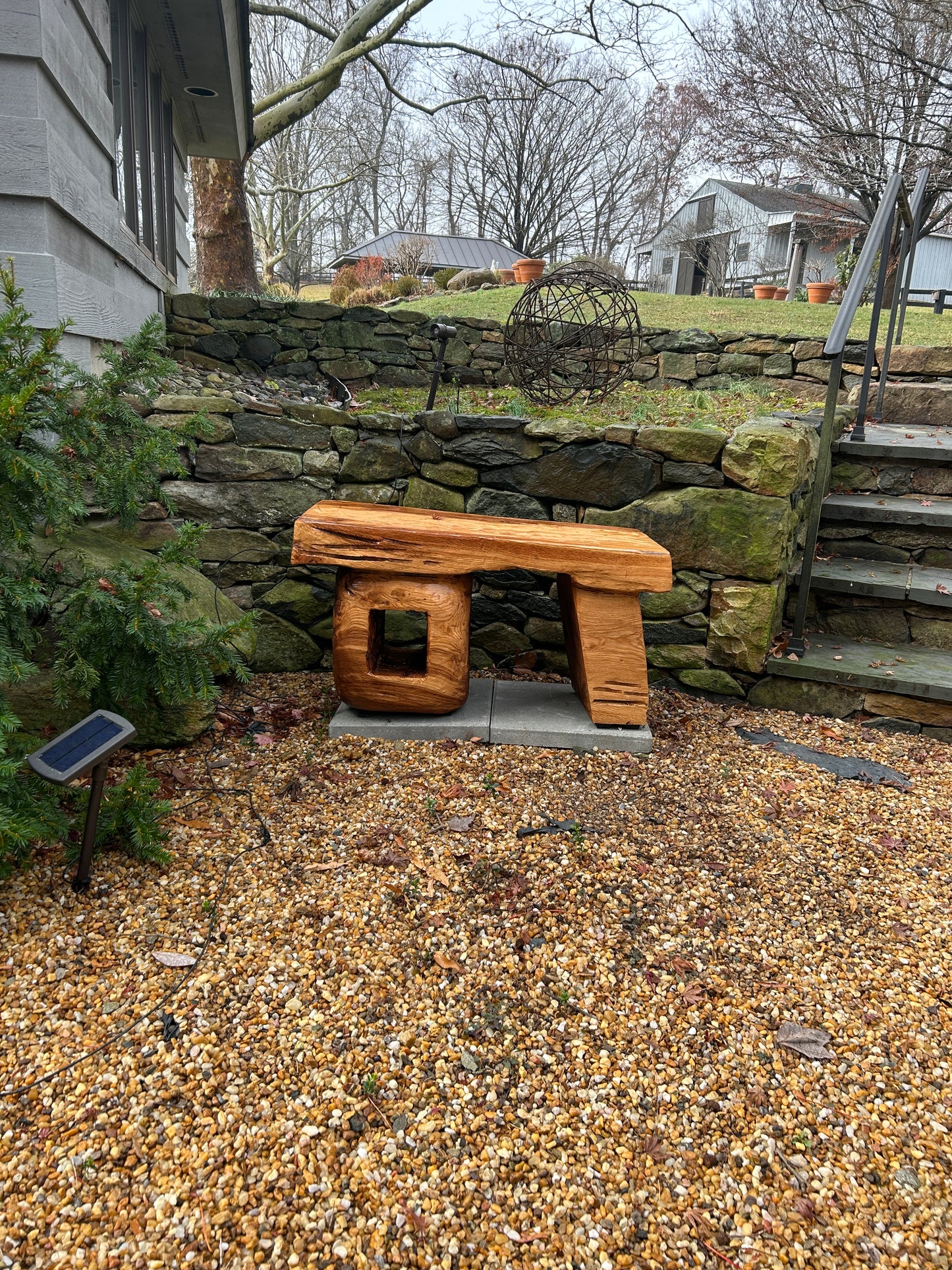 Organic Solid Oak Bench (Local DC, Made-to-Order)