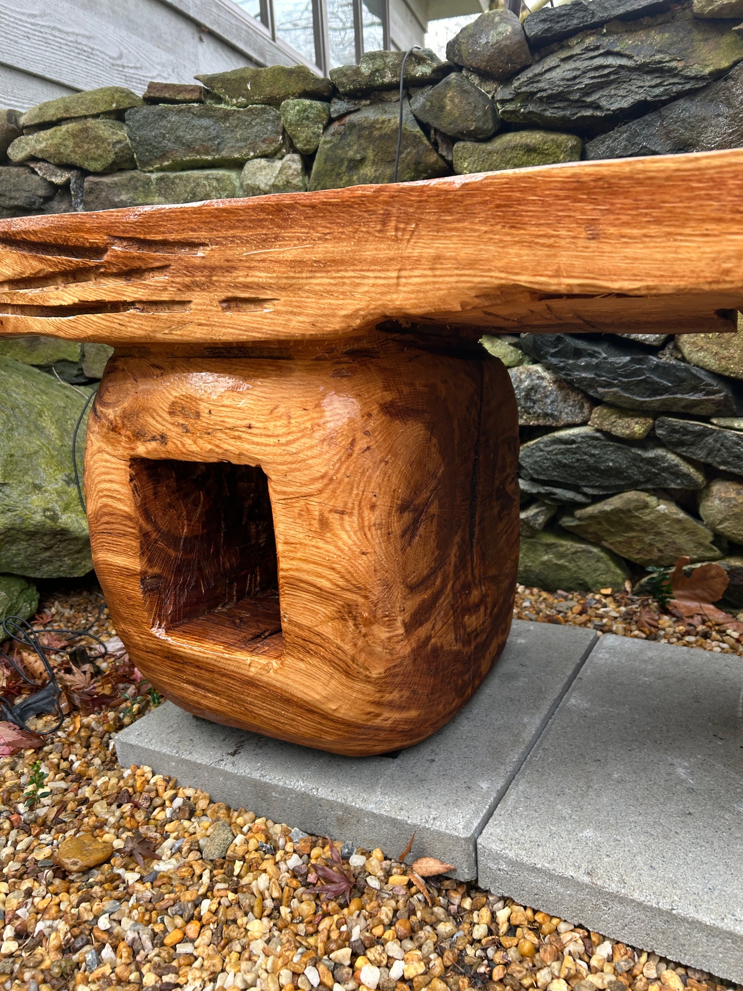 Organic Solid Oak Bench (Local DC, Made-to-Order)